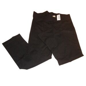 Old Navy Womens Black High Rise Cropped‎ Leggings Pants Medium NWT
